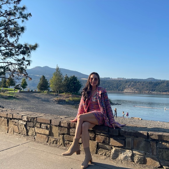 STAUD Gardenia mini dress and long cardigan both XS - Picture 7 of 7